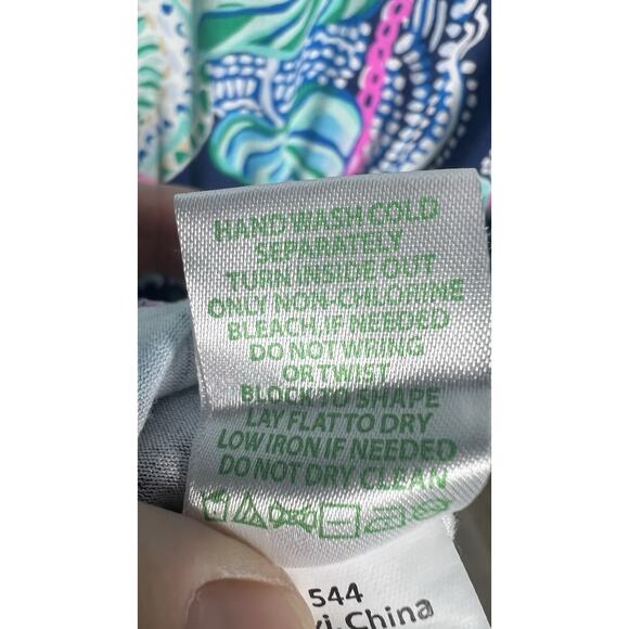 Lilly Pulitzer Britton Romper in Lookin Sharp Preppy Colorful Beachy Size XS - Picture 11 of 12